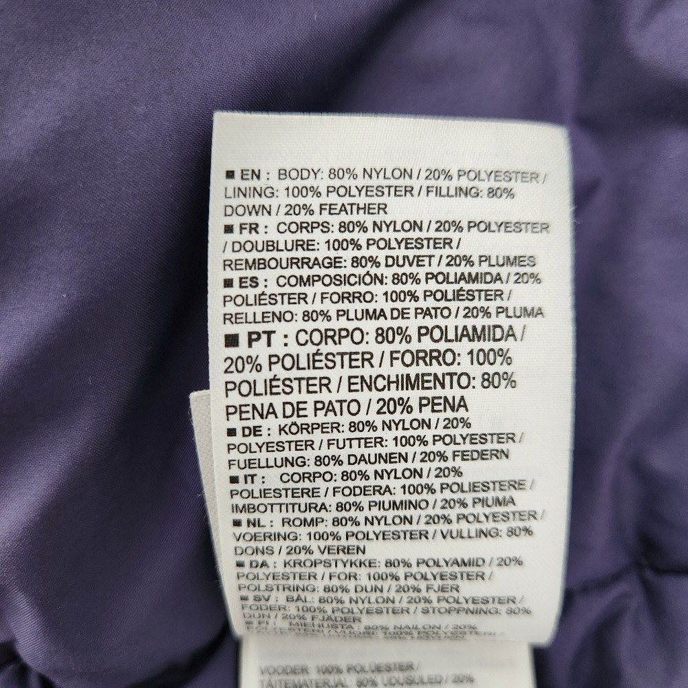 SALOMON Women's Coteaux Long down parka puffer hooded Jacket dark grey small - Picture 12 of 16